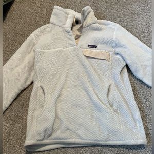 White Patagonia sweatshirt